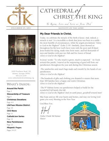 WHAT'S INSIDE: - Cathedral of Christ the King