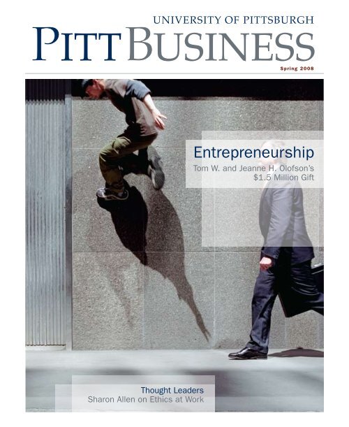 Entrepreneurship - Pitt Business - University of Pittsburgh
