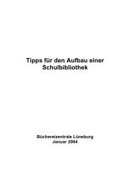 Tipps für den Aufbau einer Schulbibliothek - Büchereizentrale ...