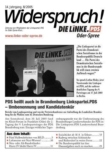 DIE LINKE. Kreisverband Oder-Spree