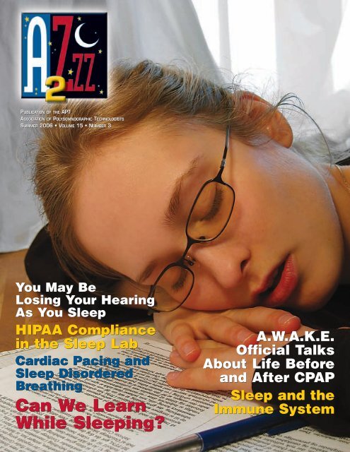 Sleep - American Association of Sleep Technologists