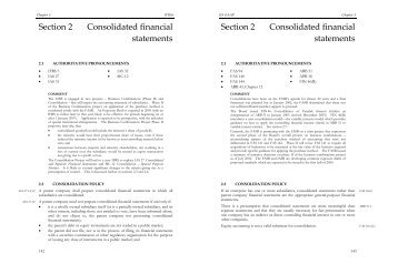 Section 2 Consolidated financial statements Section 2 Consolidated ...