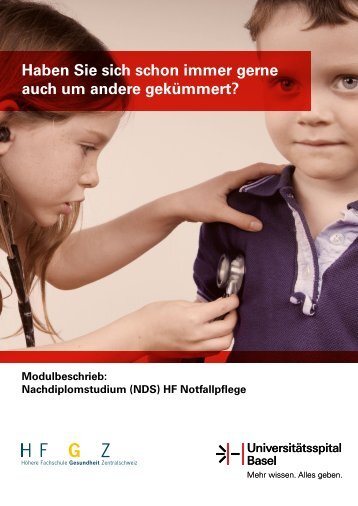 (NDS) HF Notfallpflege - Universitätsspital Basel
