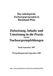 Zielsetzung, Inhalte und Umsetzung in die Praxis ...