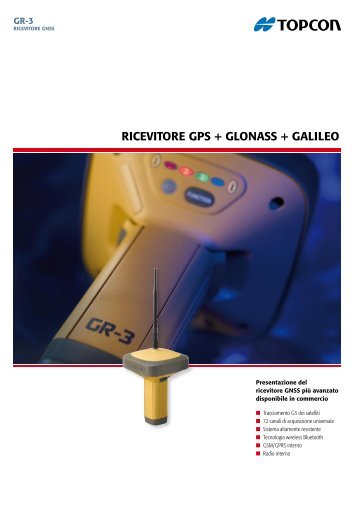 RICEVITORE GPS + GLONASS + GALILEO - Topcon Positioning