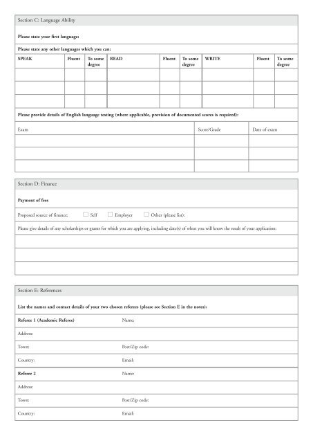 application form - Aga Khan University