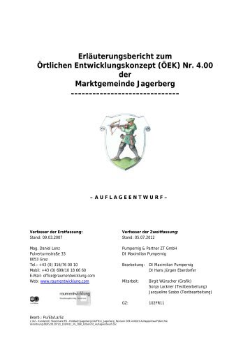 ÃEK 4.0 - Wortlaut - ErlÃ¤uterungsbericht - Marktgemeinde Jagerberg