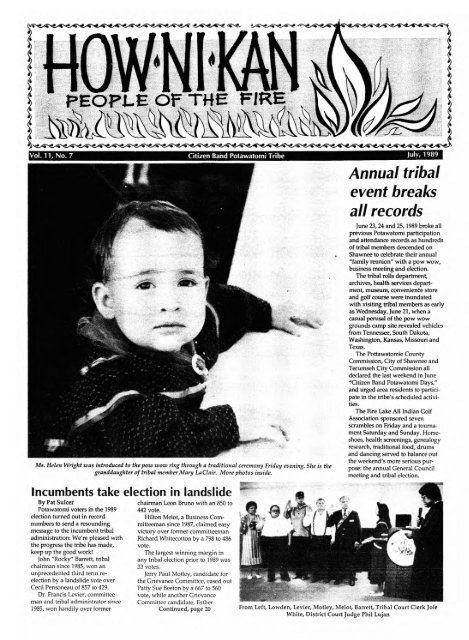 Annual Tribal Event Breaks All Records Citizen Potawatomi Nation