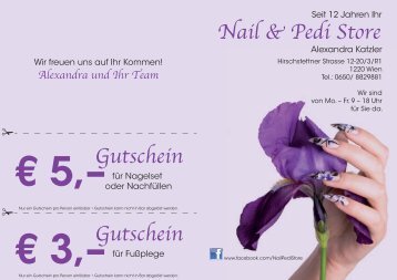 NailPediStore PDF Preisinfo und Gutscheine - Donaustadtecho