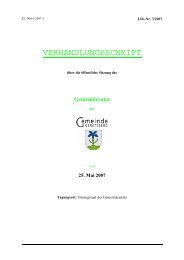 VERHANDLUNGSSCHRIFT - Geretsberg