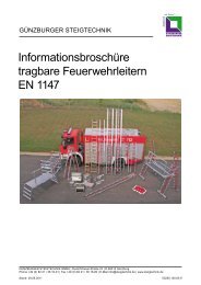 InformationsbroschÃ¼re tragbare Feuerwehrleitern EN 1147