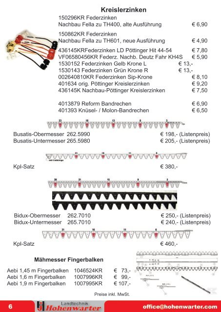 ZUBEHÖRSKATALOG 2014