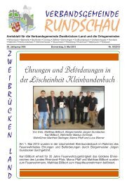 Ehrungen und Beförderungen in der Löscheinheit Kleinbundenbach