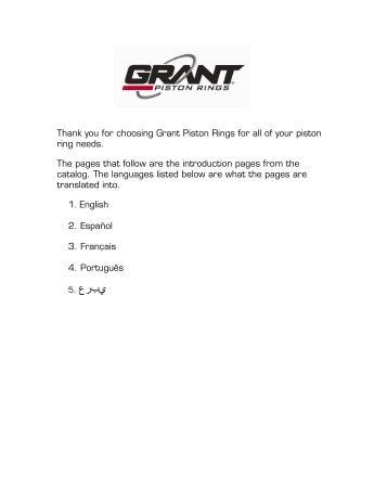 5. Ø¹jjÙ - Grant - Piston Rings