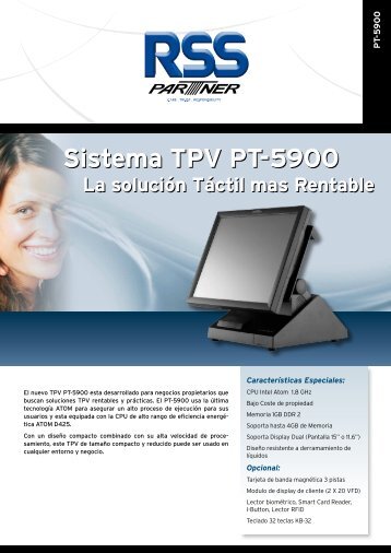 Sistema TPV PT-5900 Sistema TPV PT-5900 - Partner Tech