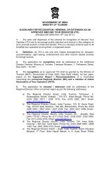 Guidelines for Licensing of Tour Operators etc. - Indian Association ...