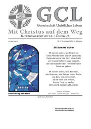 Mit Christus auf dem Weg - GCL-Ãsterreich