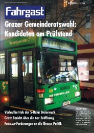 Grazer Gemeinderatswahl - FAHRGAST Steiermark
