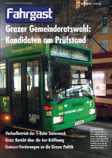 Grazer Gemeinderatswahl - FAHRGAST Steiermark