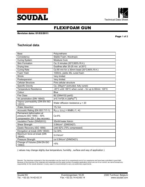 FLEXIFOAM GUN - Soudal