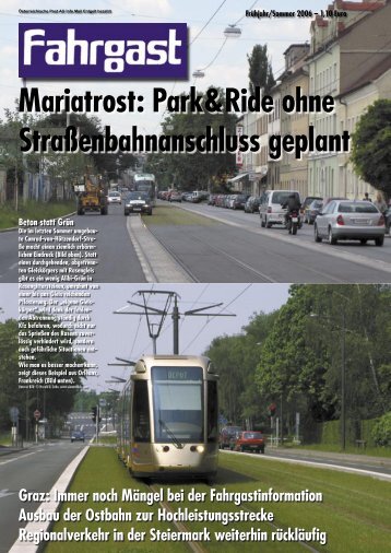 Fahrgast Zeitung - FAHRGAST Steiermark