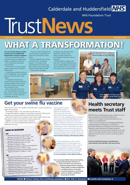 WHAT A TRANSFORMATION! - Calderdale and Huddersfield NHS ...