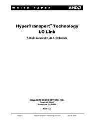 White Paper (pdf) - HyperTransport Consortium