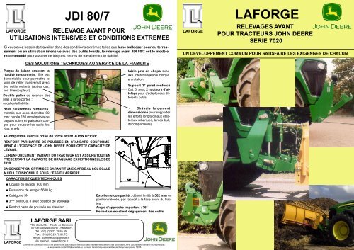 doc JD 7020 fr - Laforge