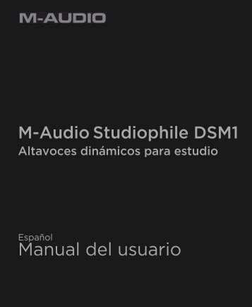 DSM1 manual - M-Audio