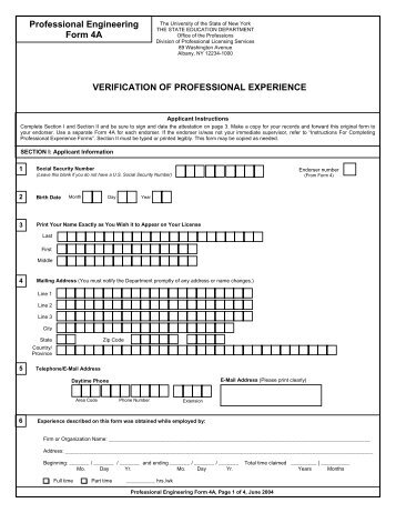 form 4b record of supervised experience office of the how to fill out bacb experience supervision form