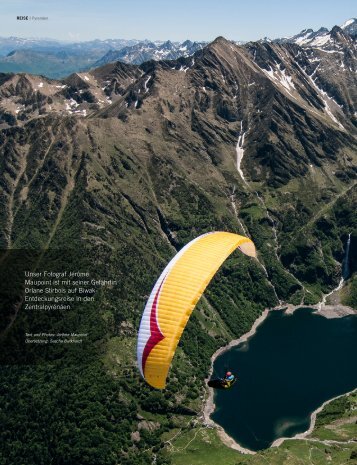 Unser Fotograf Jérôme Maupoint ist mit seiner Gefährtin ... - Soaring