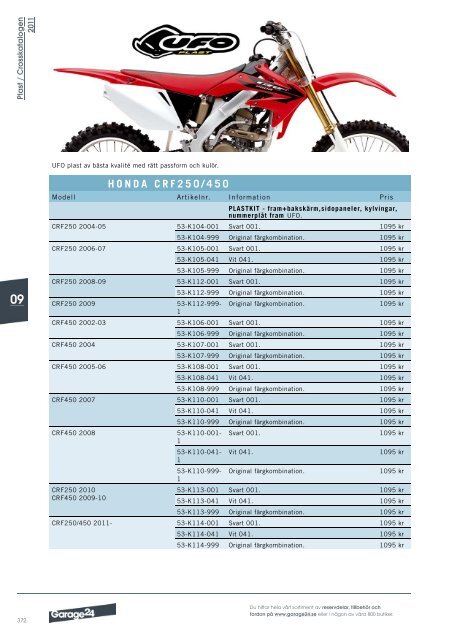 Crosskatalogen 2011-2