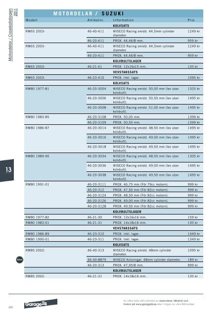 Crosskatalogen 2011-2