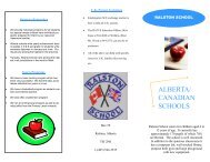 Ralston School brochure - Service Schools Mobility Toolkit