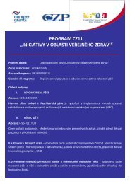 Program ZahajovacÃ­ konference - Neziskovky