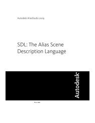 SDL: The Alias Scene Description Language - Autodesk