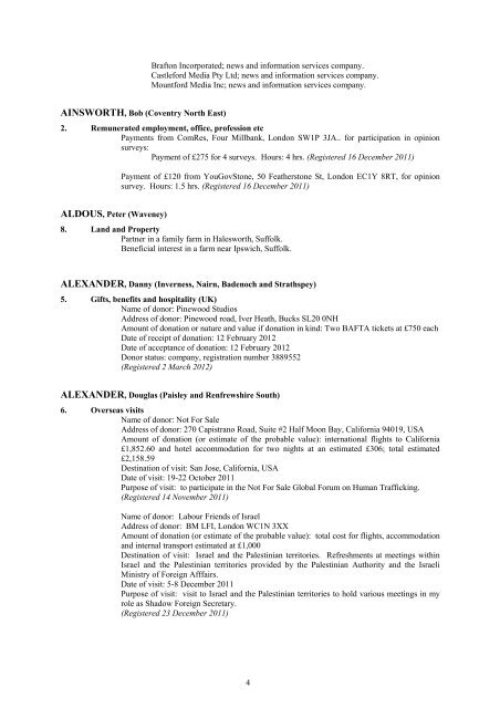 PDF version - United Kingdom Parliament