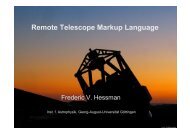 Remote Telescope Markup Language - Caltech Center for ...