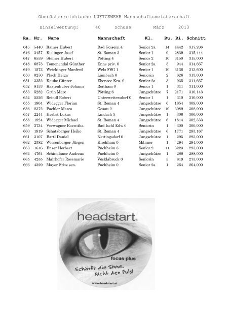 Deckblatt Endbericht 2013