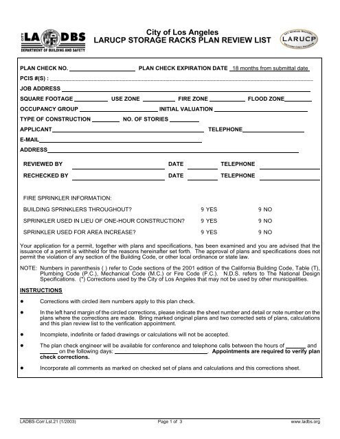Ladbs Express Permit Inspection