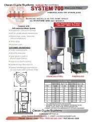 Download 2013 WLF Brochure - Clean Cycle Systems