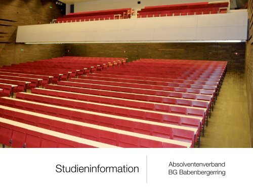 Studieninformation - BG Babenbergerring