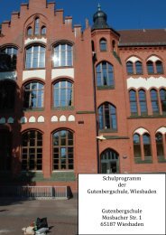 Schulprogramm 2013 - Gutenbergschule Wiesbaden