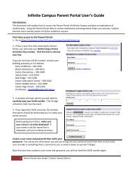 Infinite Campus Cheat Sheet
