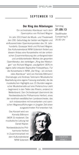 Kulturprogramm 2013/2014 - Stadt Ratingen