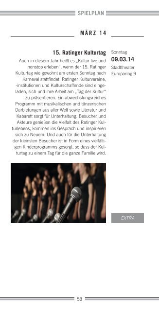 Kulturprogramm 2013/2014 - Stadt Ratingen