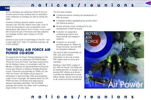 THE RAF AIR POWER REVIEW - Royal Air Force Centre for Air ...