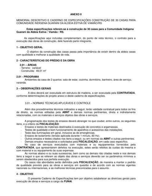 ConcorrÃƒÂªncia NÃ‚Âº 01 /Coord. Local Porto Alegre/FUNAI/2010