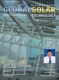 Southeast Asia Southeast Asia - Global Solar Technology