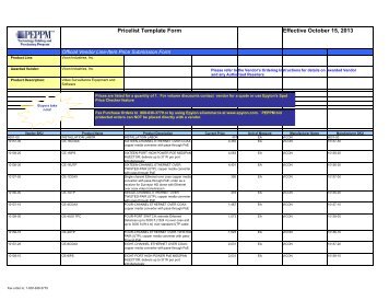 Current Price List (PDF) - Peppm